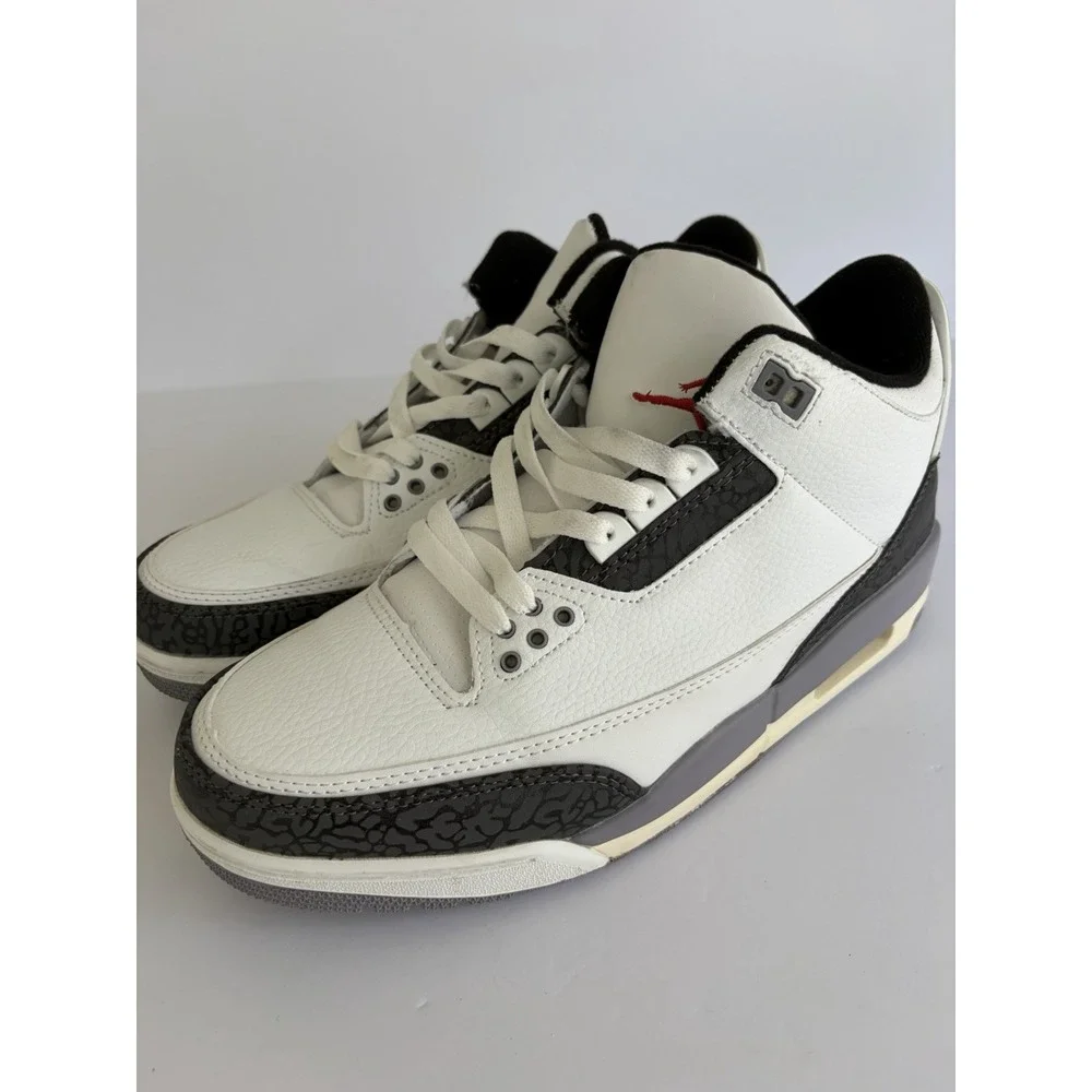 Nike Air Jordan 3 Retro Cement Grey White Men's Size 11 Used W/Box Streetwear OG